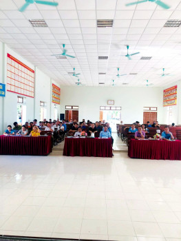 Hội nghị tiếp xúc giữa cử tri xã Hồng Thành  với đại biểu HĐND huyện trước kỳ họp thứ 4 khóa XX nhiệm kỳ 2021-2026
