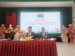 ĐẠI HỘI ĐẠI BIỂU HỘI NÔNG DÂN XÃ HỒNG THÀNH LẦN THỨ VIII, NHIỆM  KỲ 2023-2028