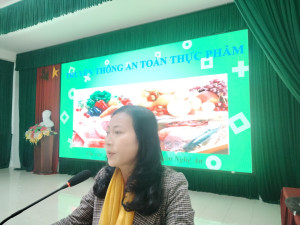 Truyền thông về An toàn vệ sinh thực phẩm cho người  tiêu dùng trên địa bàn xã Hồng Thành